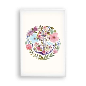 Poszter fekete keretben - Egy tengerész jó éjszakai alvása - 61x91 cm