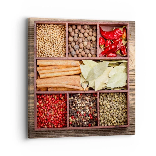 Vászonkép - Formarend, aromacsokor - 40x40 cm