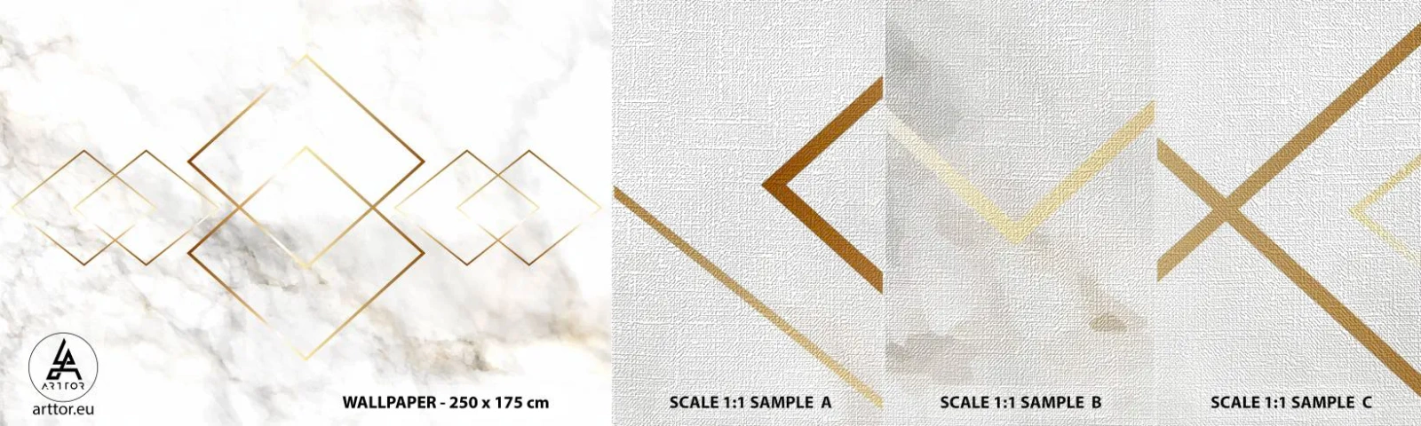 Fotótapéta Minta Premium Canvas - Kilátás a végtelenbe - Absztrakció, Darab, Üveggolyó - 100x30 cm