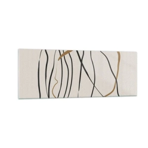 Üveg kép - Kompozíció - birtokló tánc - 140x50 cm