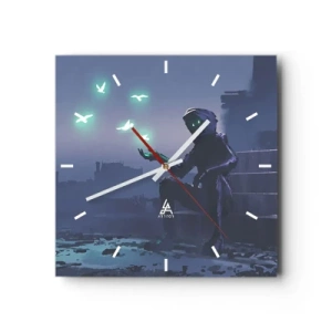 Falióra, Óra - Az élet vissza fog térni - 30x30 cm