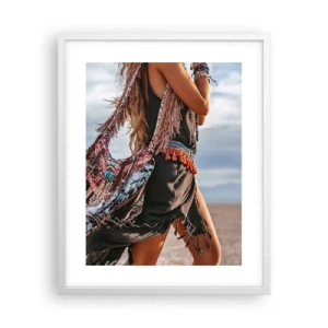 Poszter fekete keretben - Sámán párja - 40x50 cm