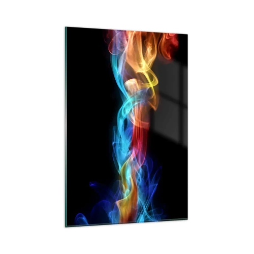 Üveg kép - Ködök szivárványtánca - 80x120 cm