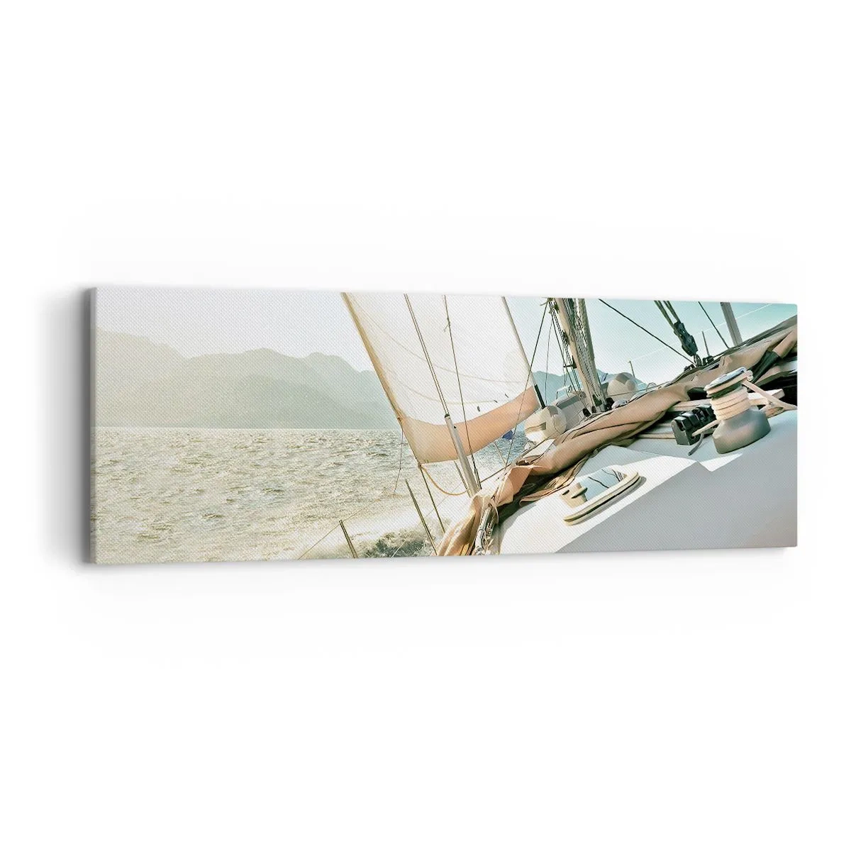 Vászonkép - Dagadó vitorlákkal - 90x30 cm