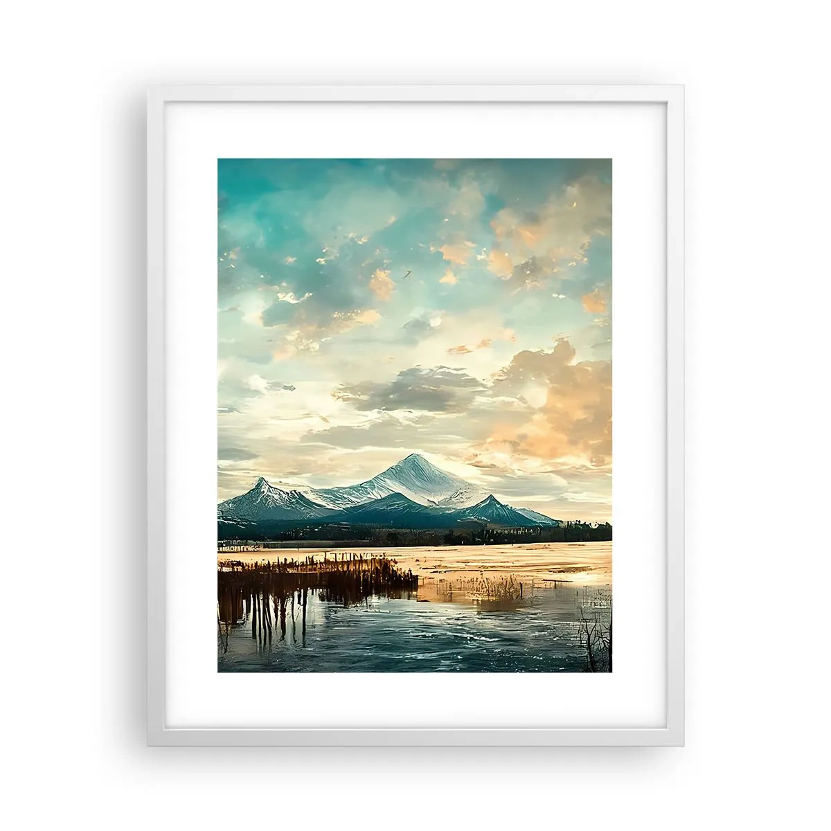 Poszter fekete keretben - Az ég védelme alatt - 40x50 cm