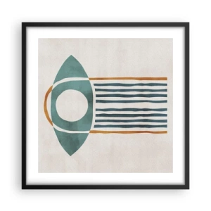 Poszter fehér keretben - Jelek és rituálék - 50x50 cm