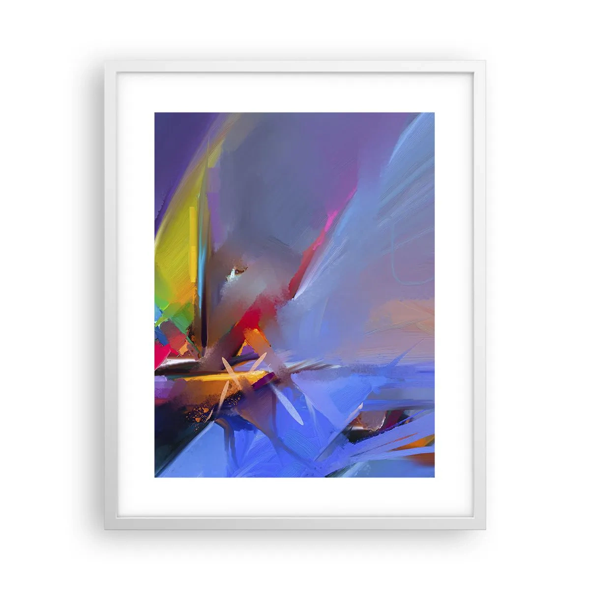 Poszter fekete keretben - Propellerek, mint a madár - 40x50 cm