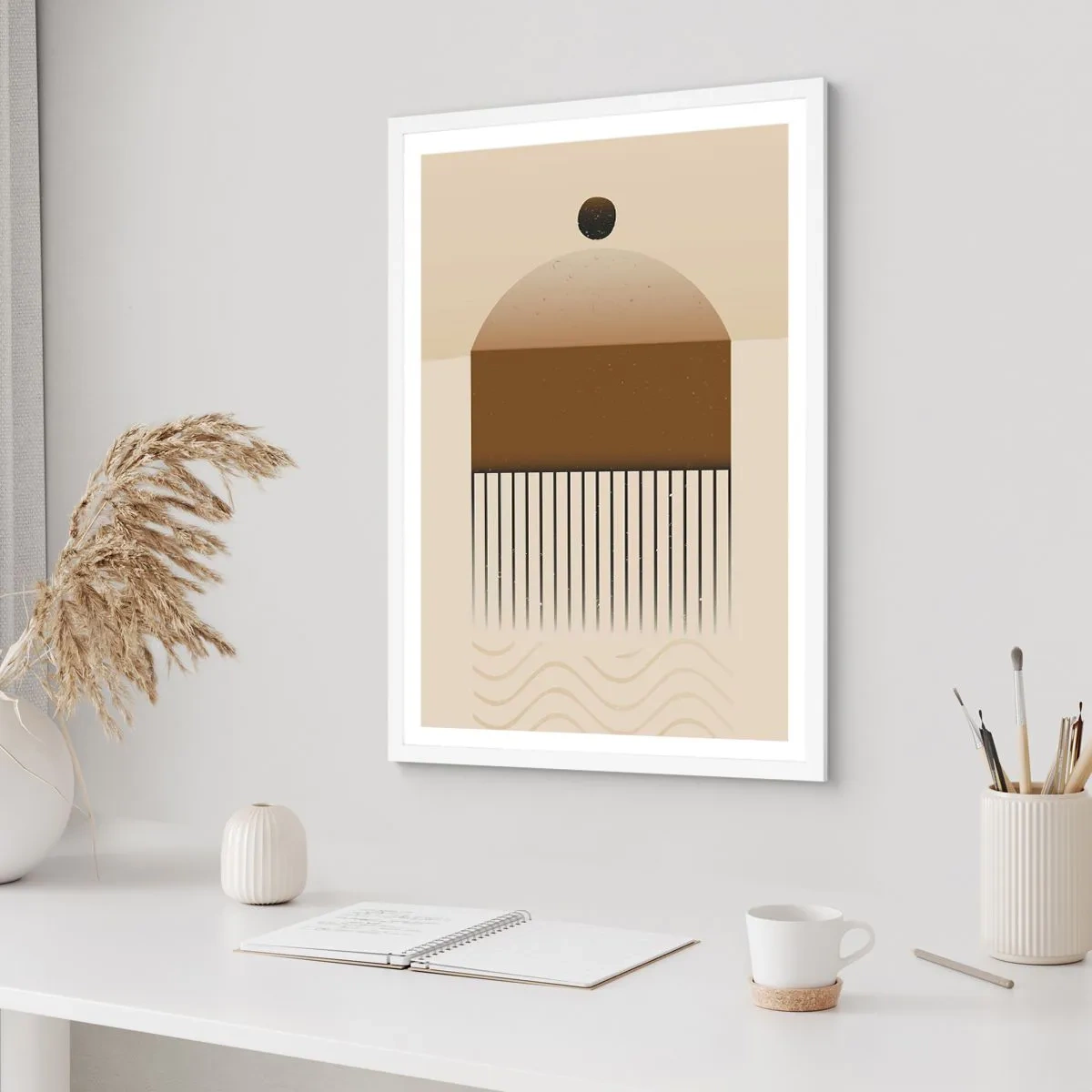 Poszter fekete keretben - Különféle államok - 40x50 cm