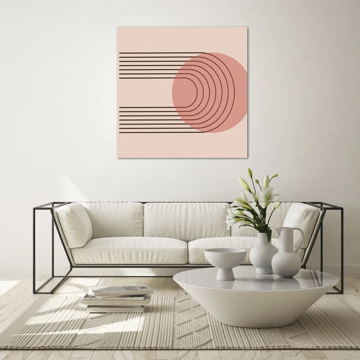 Üveg kép - Ellenállhatatlan vonzalom - 60x60 cm