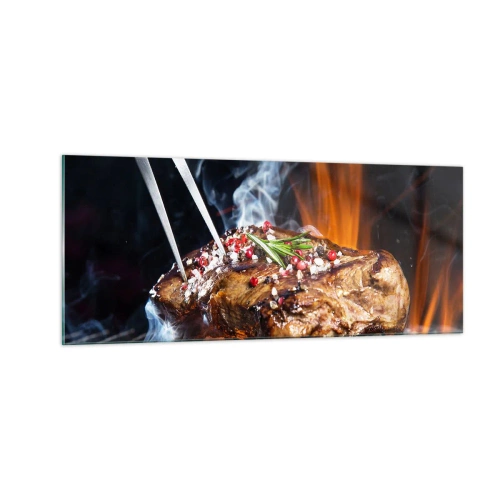 Üveg kép - Lédús és illatos - 100x40 cm