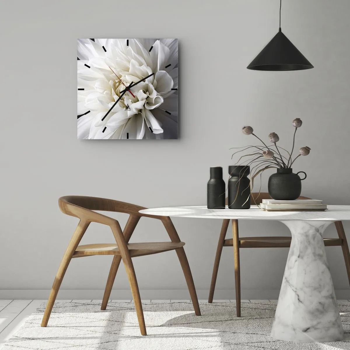 Falióra, Óra - Menyasszony reggele - 30x30 cm