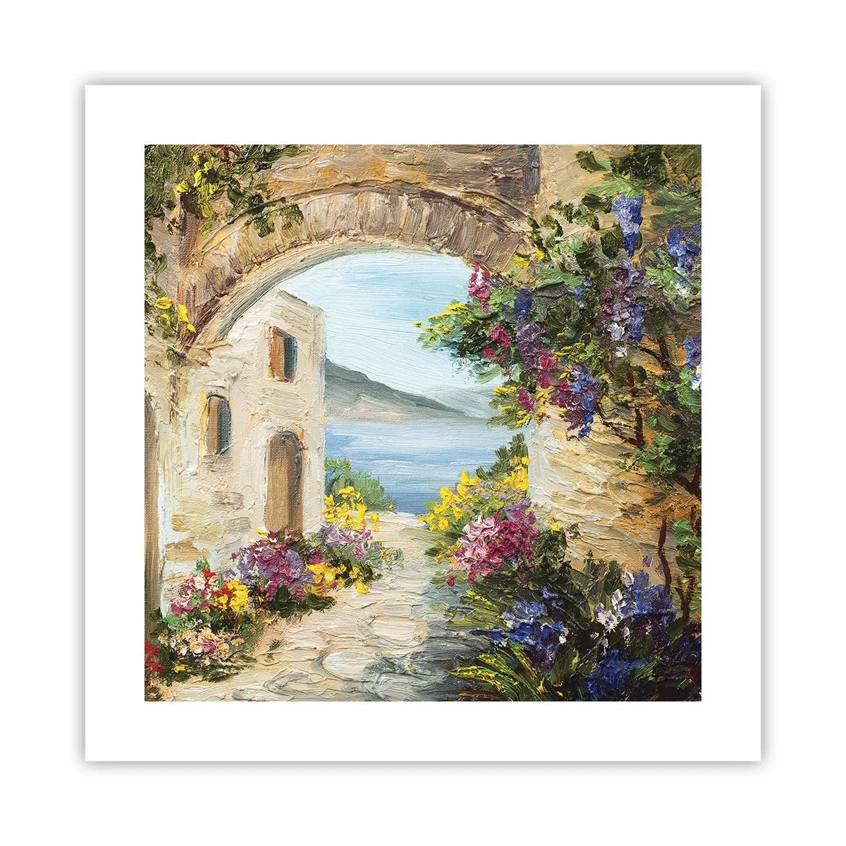 Poszter - Egy tengerparti vidék varázsa - 40x40 cm