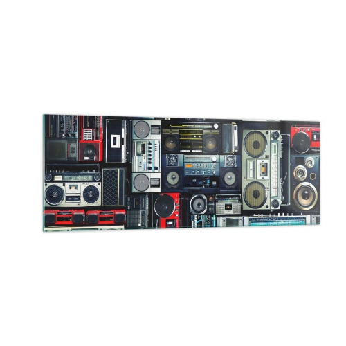 Üveg kép - A 80-as évek nosztalgiája - 140x50 cm