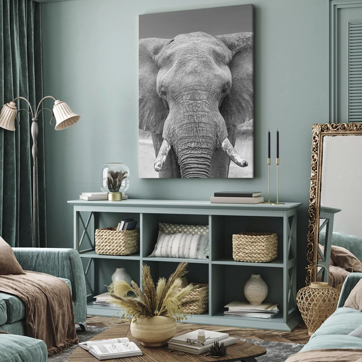 Vászonkép - Üdv a világomban - 55x100 cm