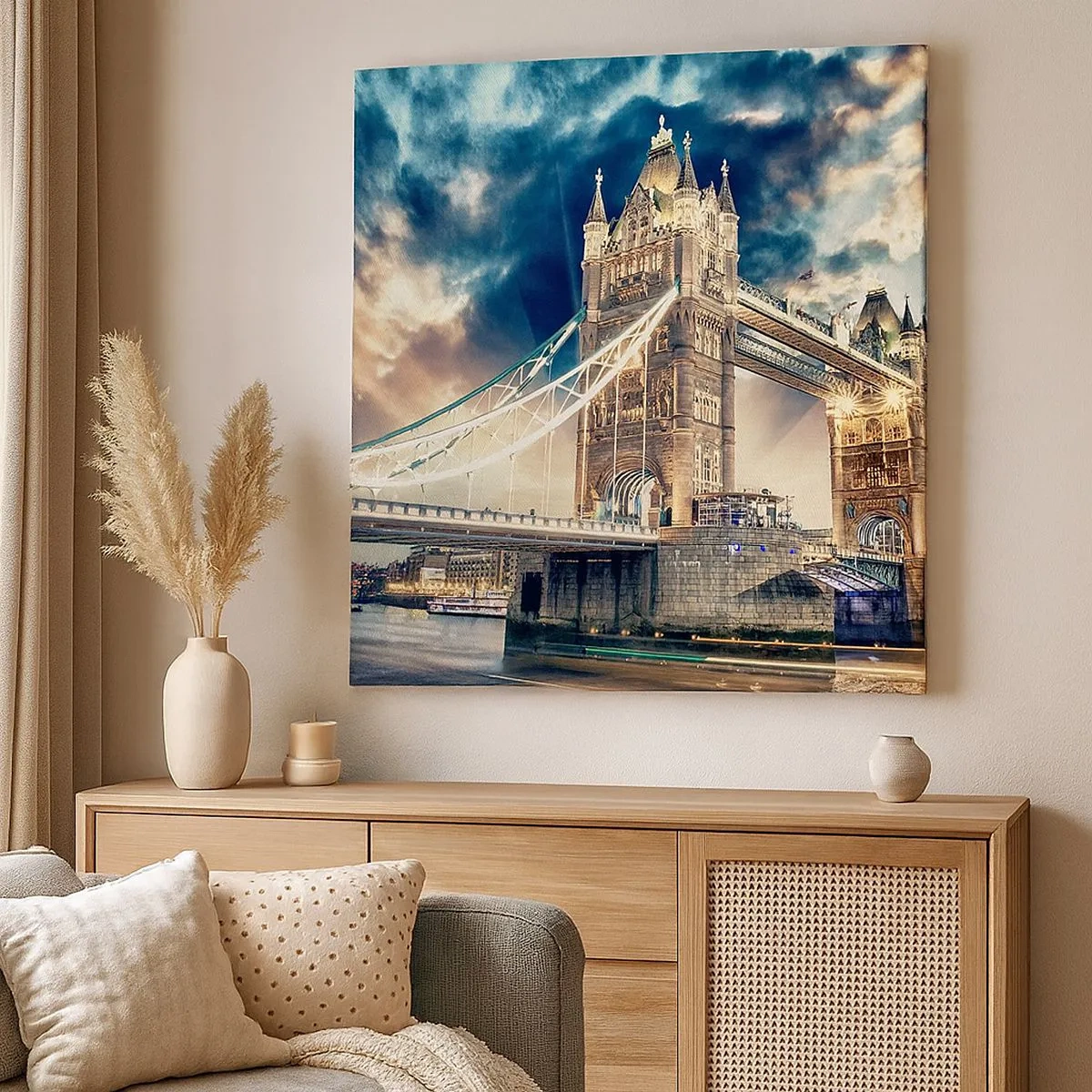 Vászonkép - A viktoriánus birodalom emlékműve - 30x30 cm