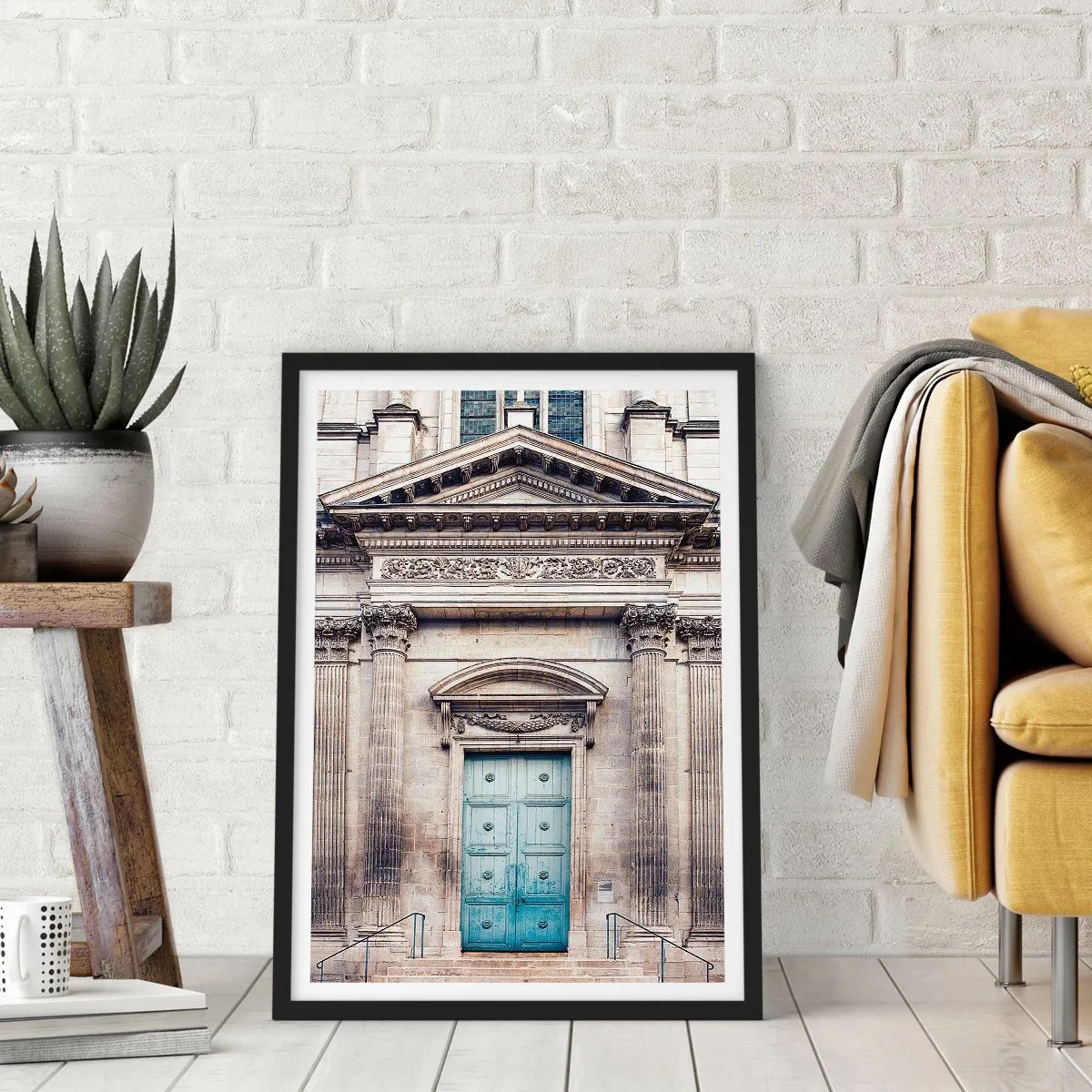 Poszter fehér keretben - A lélek világának kapuja - 40x50 cm