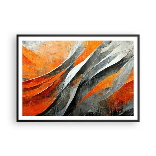 Poszter fehér keretben - Hőség és hideg - 100x70 cm