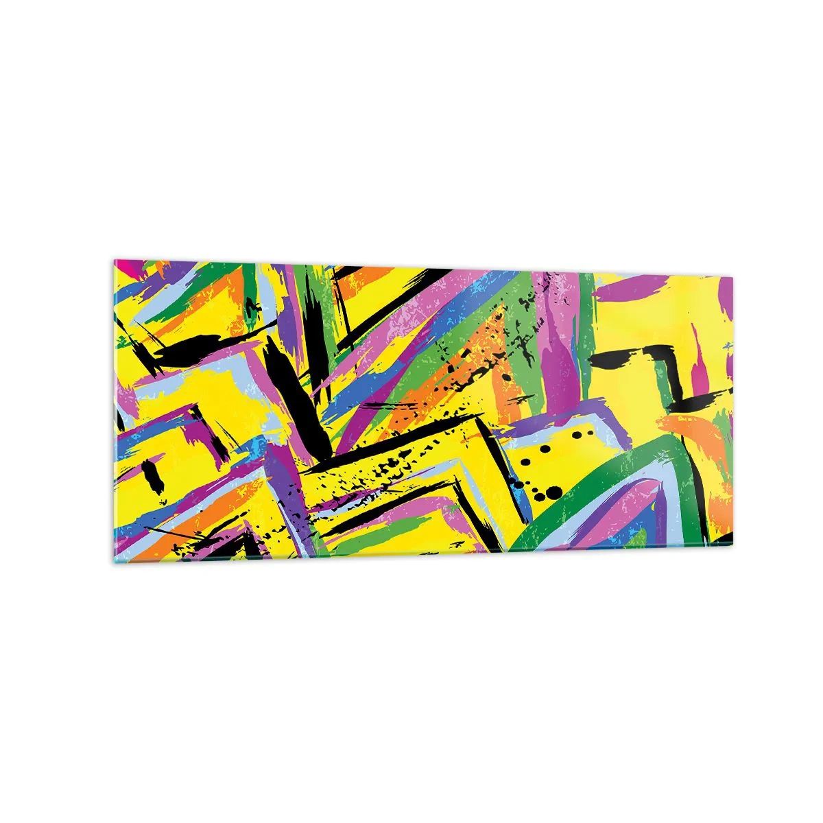 Üveg kép - Az örömében sikít - 120x50 cm