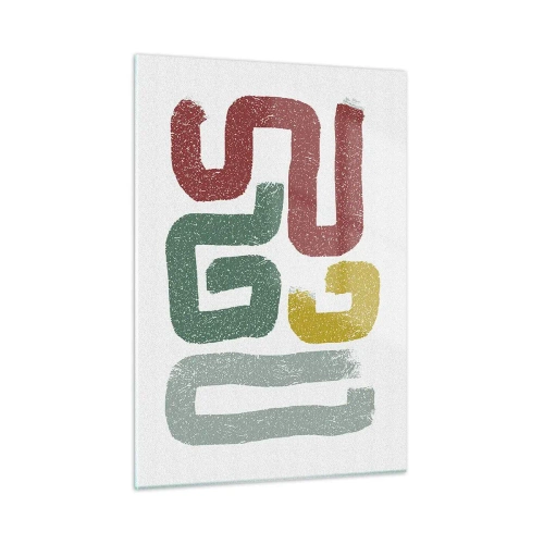 Üveg kép - Egy ismeretlen nyelven - 50x70 cm