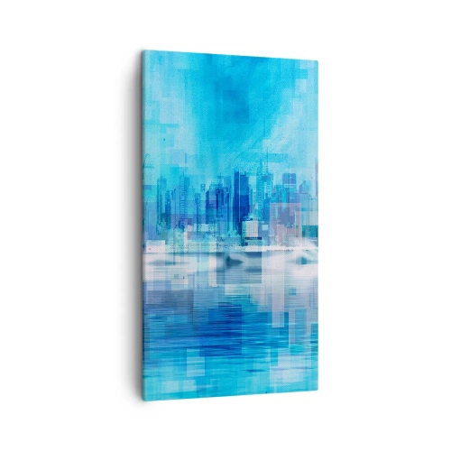Vászonkép - Kékbe merült - 45x80 cm