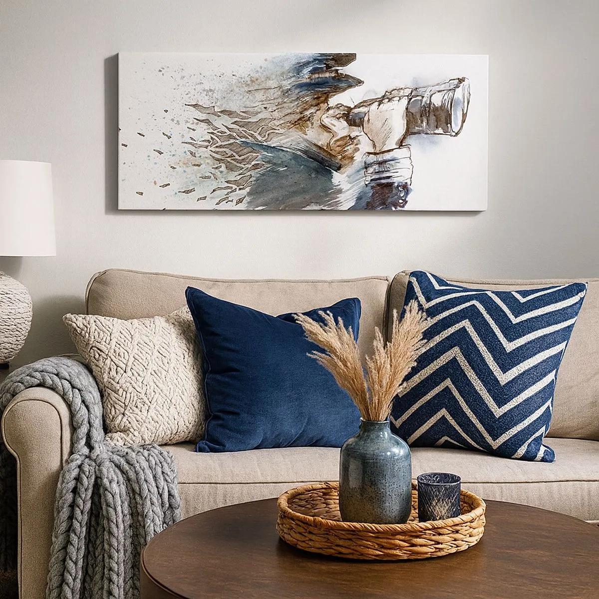 Vászonkép - Tíz a Beaufort-skálán! - 100x40 cm