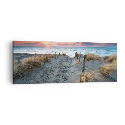 Vászonkép - Kiöntöttél egy sugárzó szivárványos fényt... - 140x50 cm