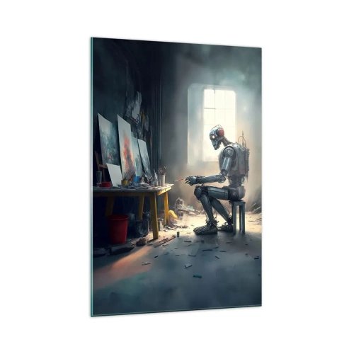 Üveg kép - Az alkotás aktusa - 70x100 cm