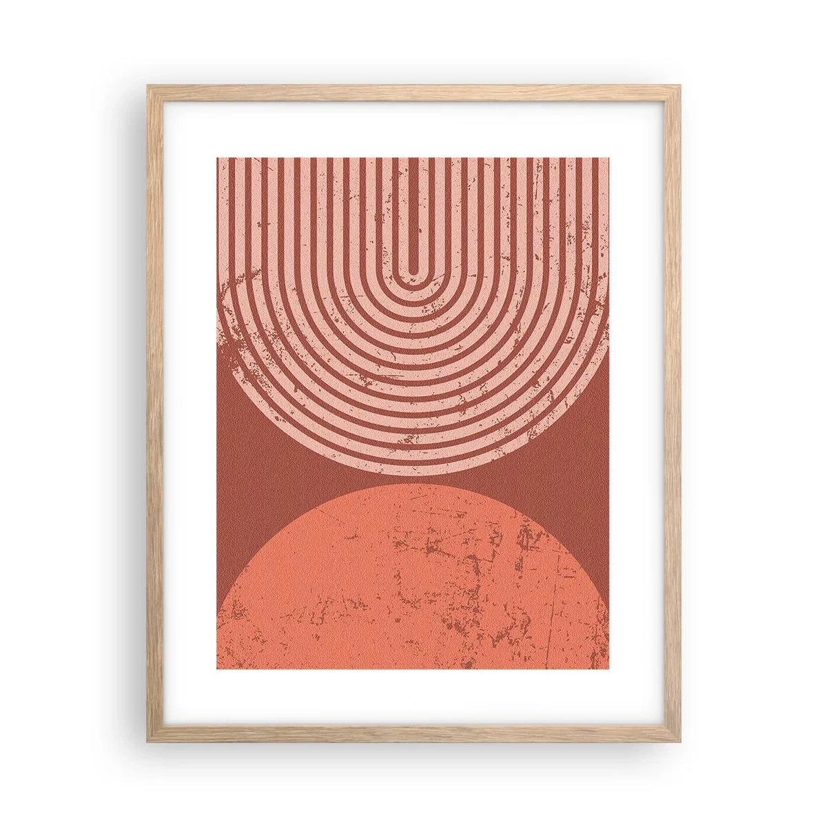 Poszter világos tölgy keretben - Szoros kapcsolat - 40x50 cm