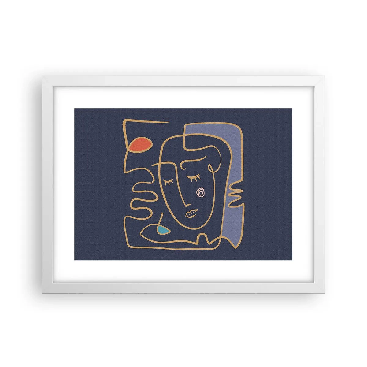 Poszter fekete keretben - Álmodozásban - 40x30 cm