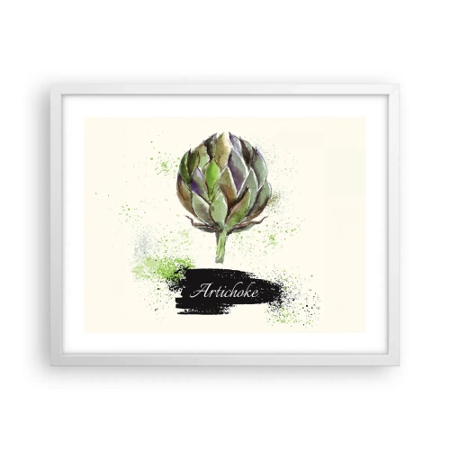 Poszter fekete keretben - Eviva zöldségek! - 50x40 cm