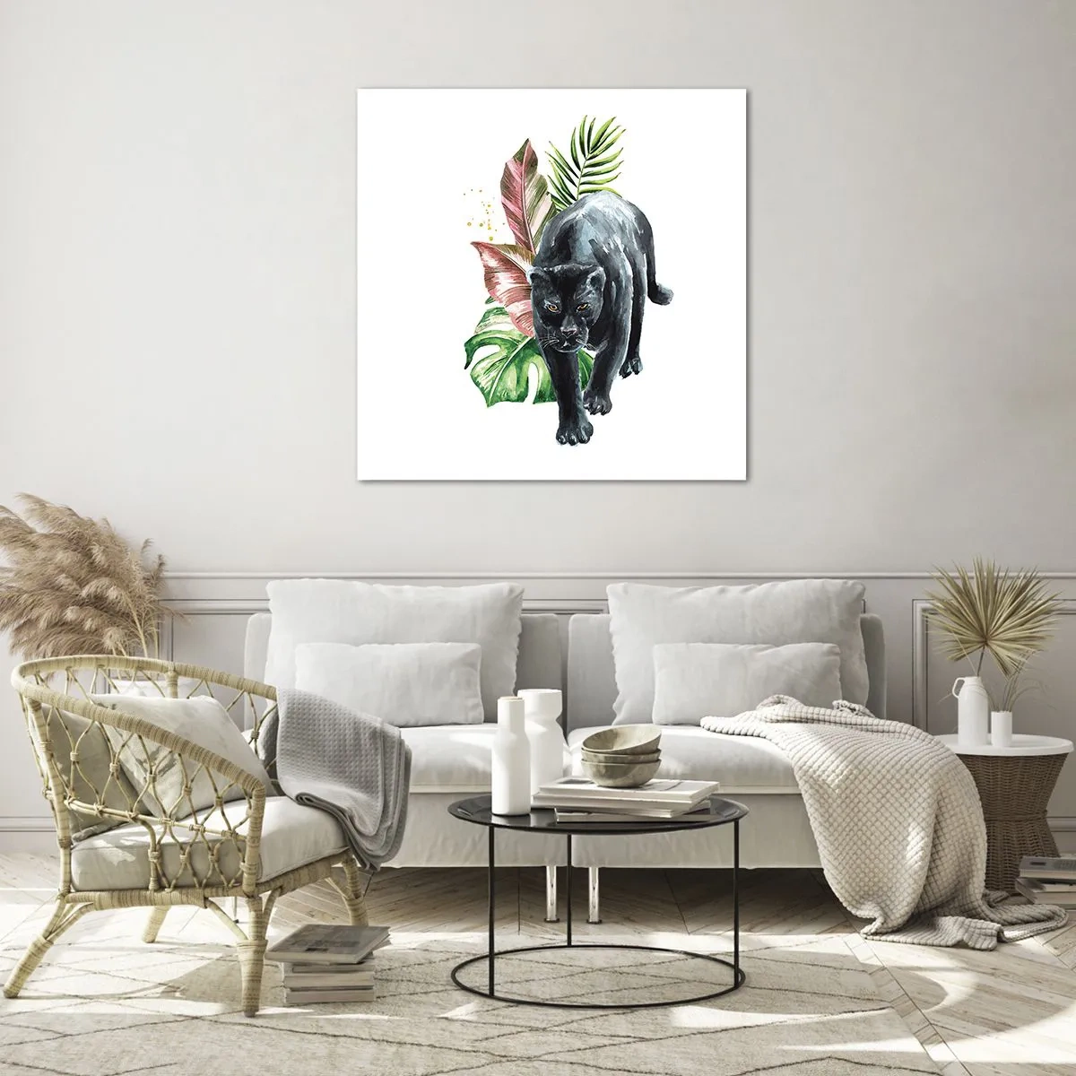 Üveg kép - A szív vadsága - 30x30 cm