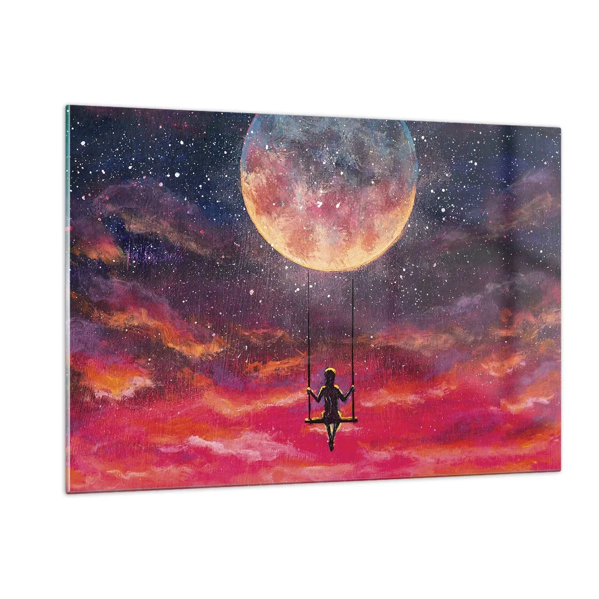 Üveg kép - Álmodozva - 120x80 cm