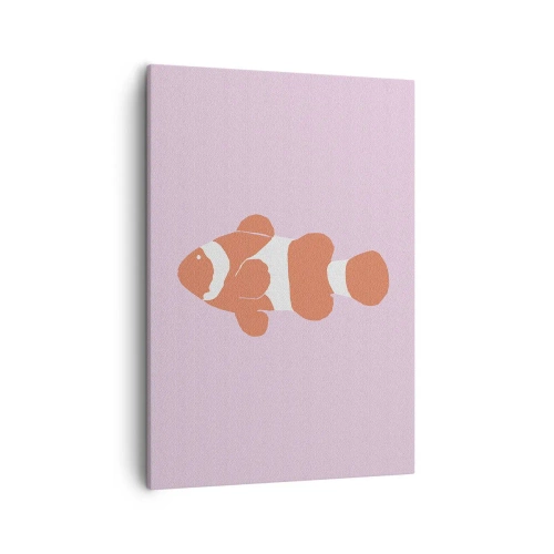 Vászonkép - Illik a korall az arcához és a farkához - 50x70 cm