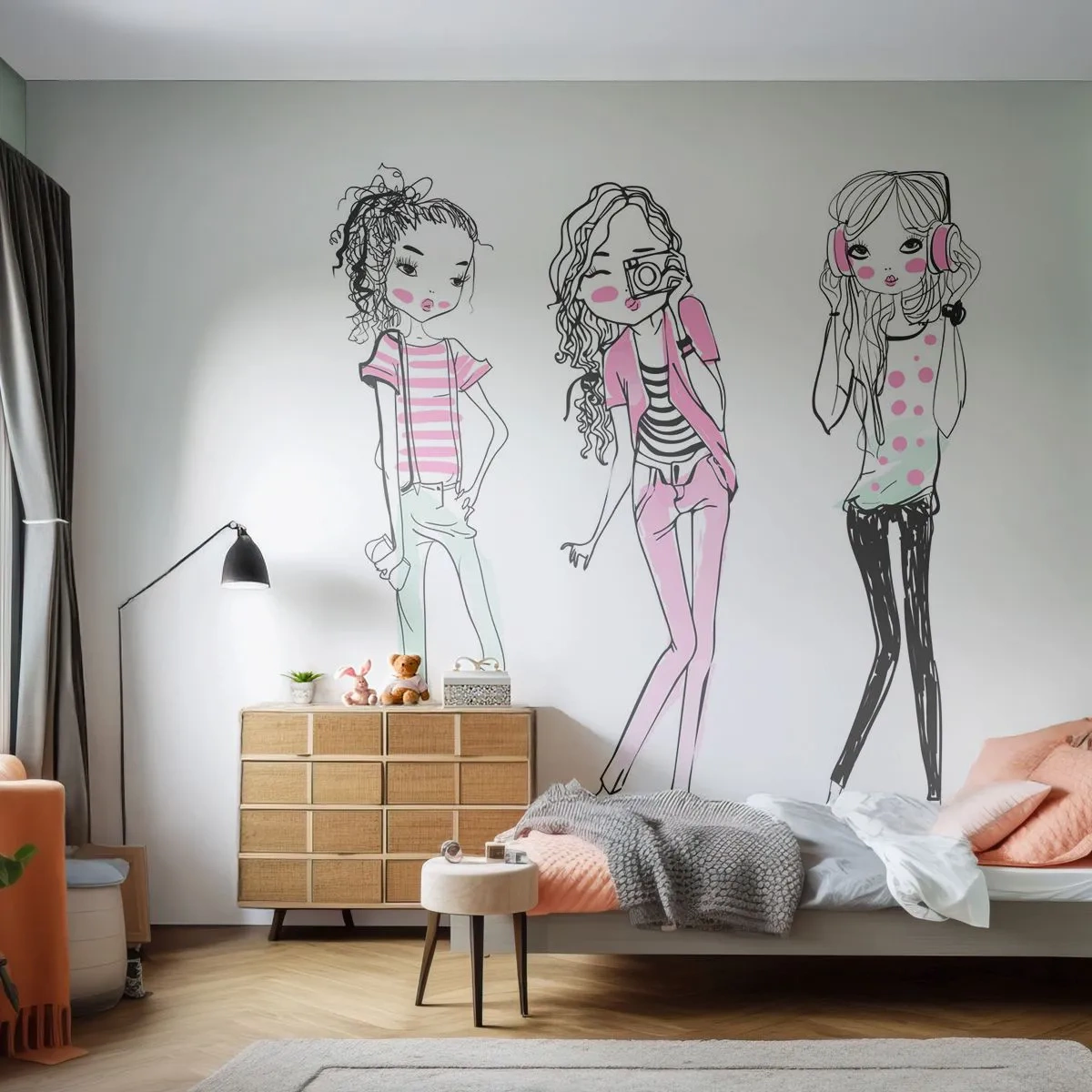 Fotótapéta Standard Eco - Lesz, jó móka lesz - Ifjúság, Lány, Tizenéves - 450x315 cm