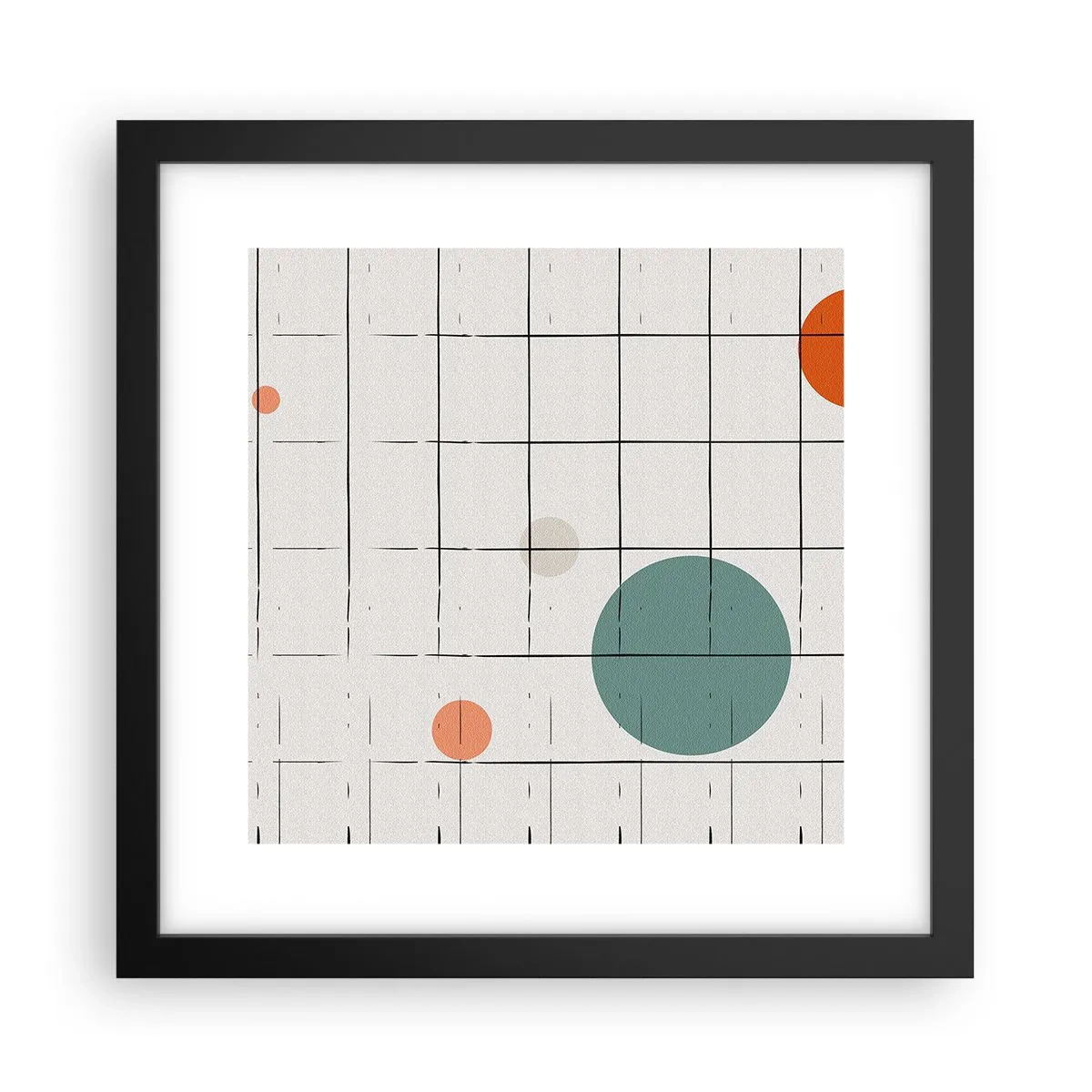 Poszter fehér keretben - Csapdába esve. Mi vagy ők? - 30x30 cm