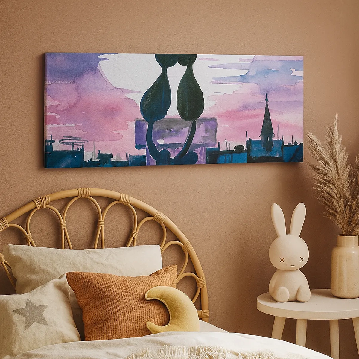 Vászonkép - Rendez-vous a holdfénynél - 30x30 cm