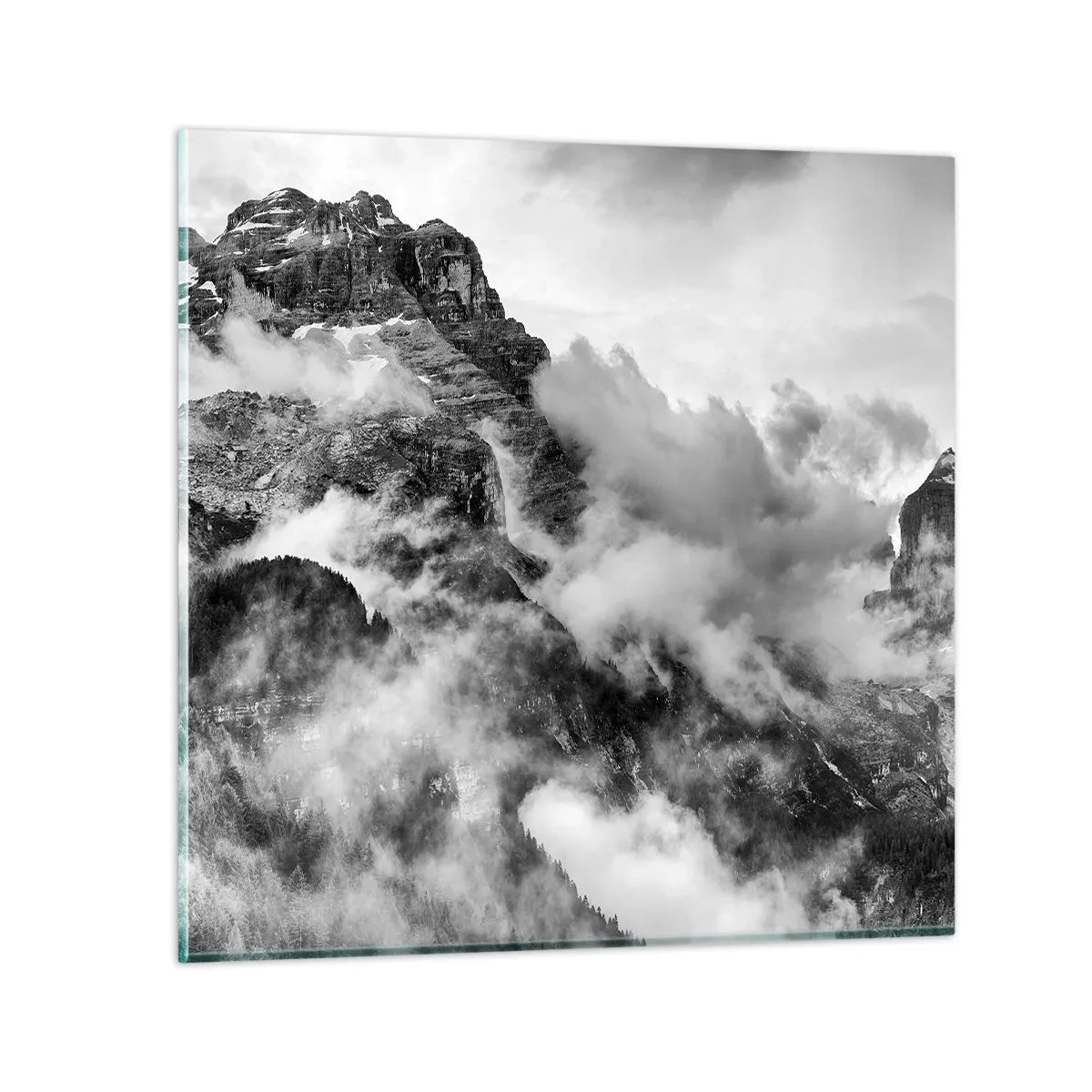 Üveg kép - Gyönyörű és kegyetlen - 40x40 cm