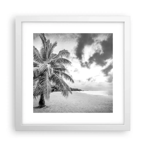 Poszter fekete keretben - Amikor a magányra vágysz... - 30x30 cm