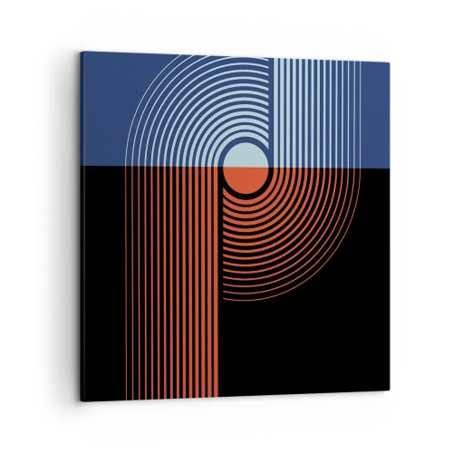 Vászonkép - Geometrikus ölelésben - 50x50 cm