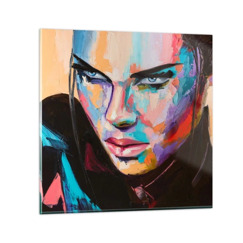 Üveg kép - Szívében vad - 50x50 cm