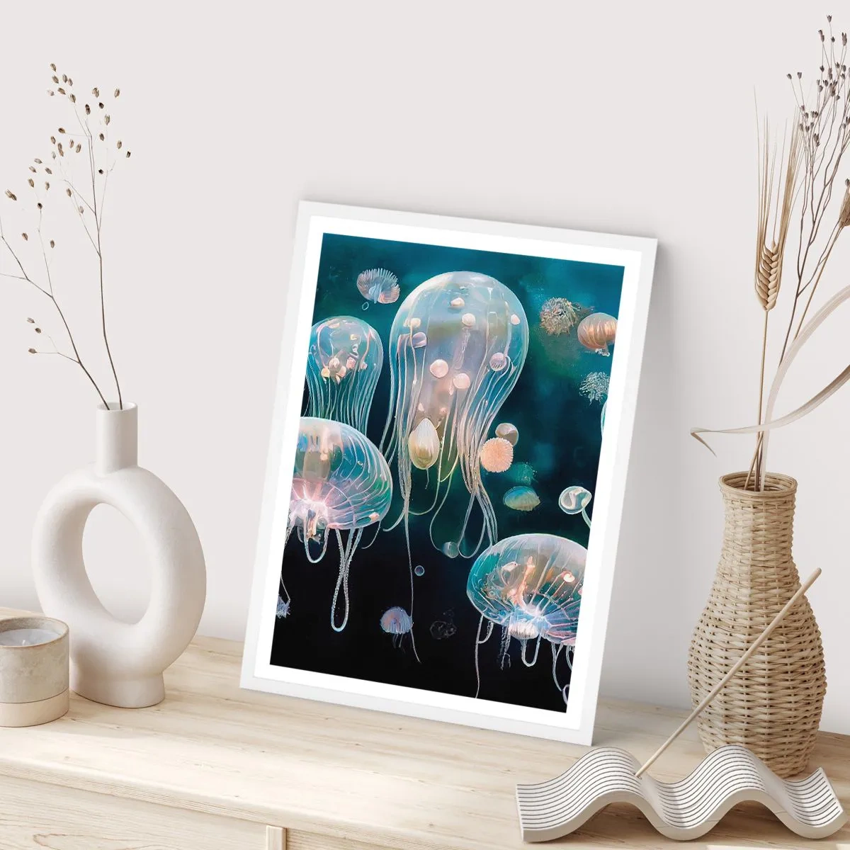 Poszter fekete keretben - Víz alatti bál - 61x91 cm