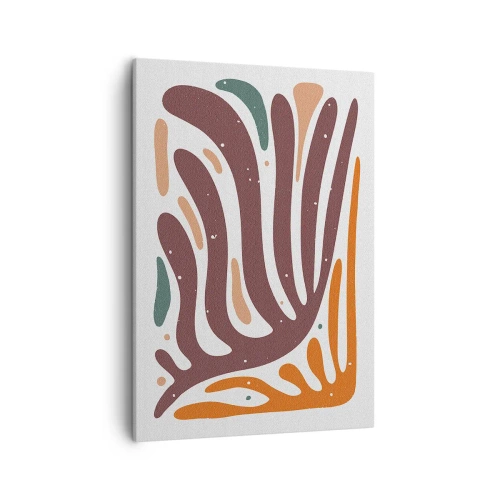 Vászonkép - Sugárzó organikus kompozíció - 50x70 cm