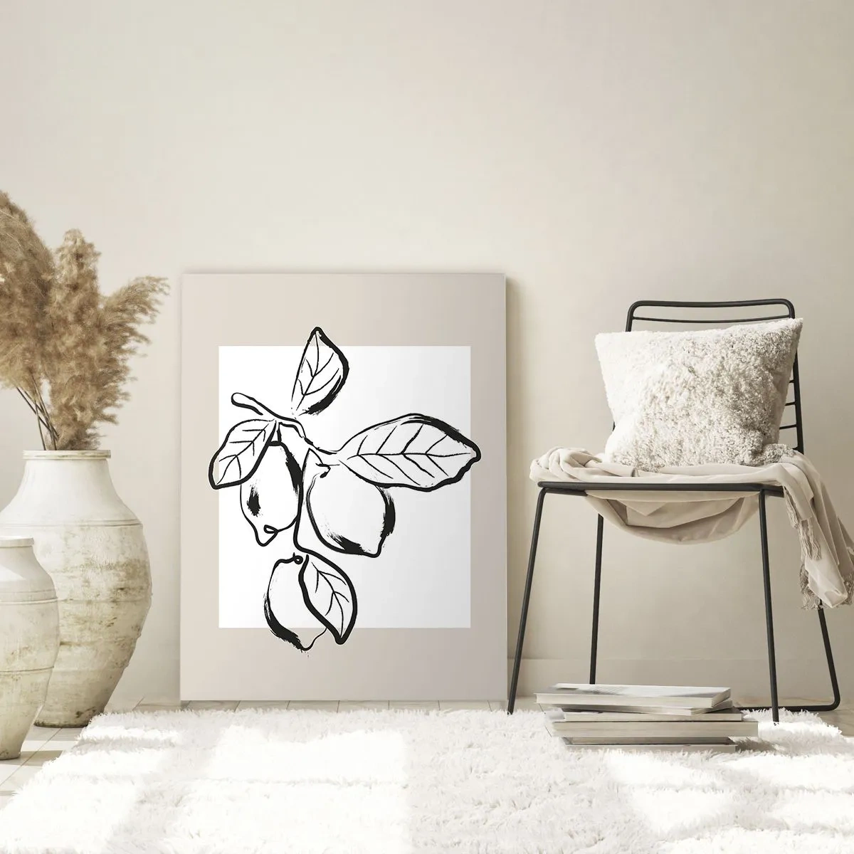 Üveg kép - Ahol a citrom érik... - 50x70 cm