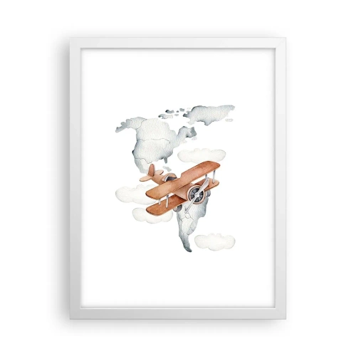 Poszter fekete keretben - Úttörő szellemben - 30x40 cm