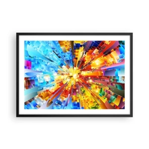 Poszter fehér keretben - In medias res - 70x50 cm