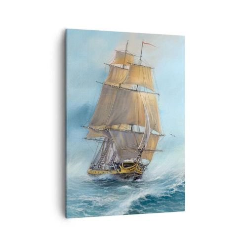 Vászonkép - A hullámok hullámzása - 50x70 cm