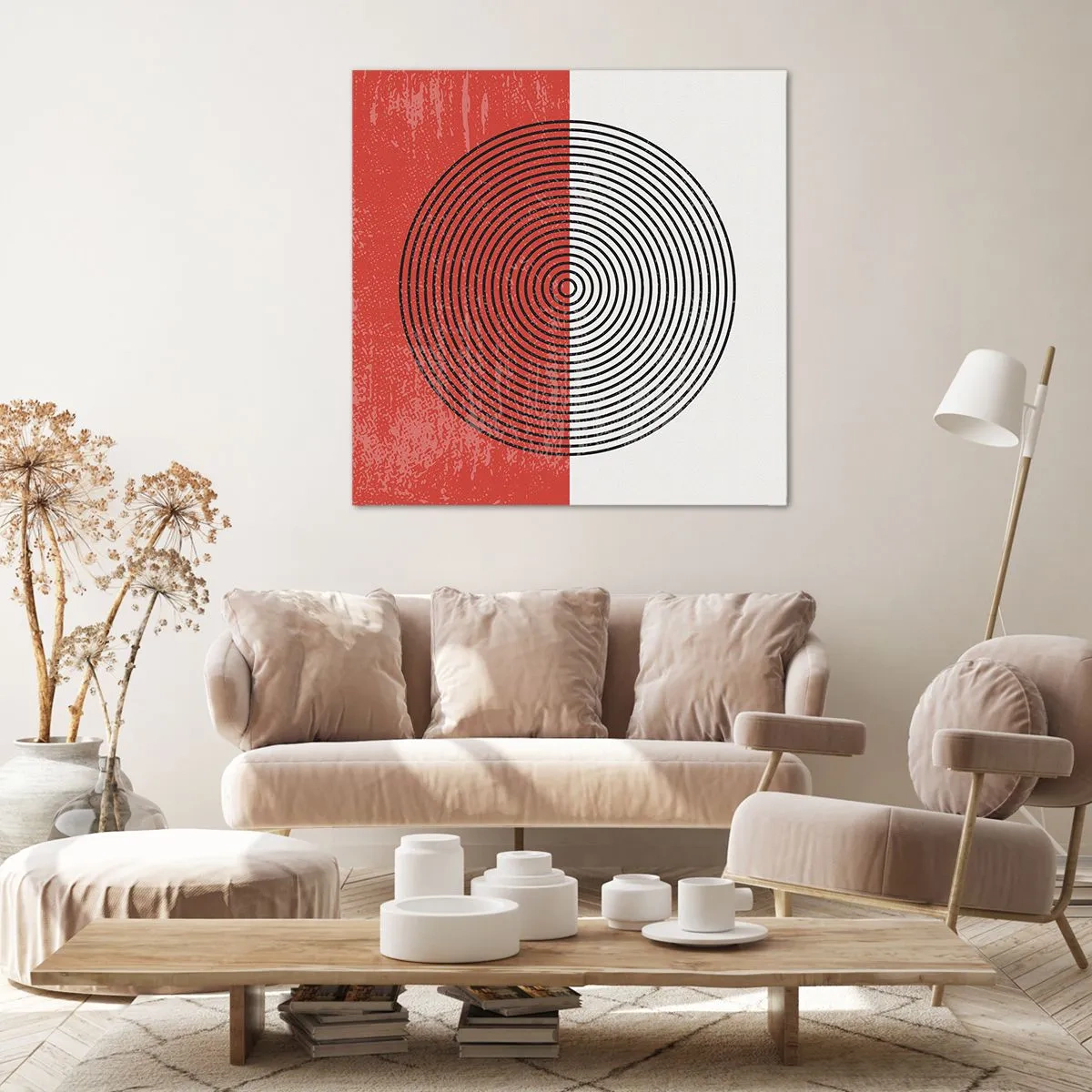 Vászonkép - Pont a célba - 60x60 cm