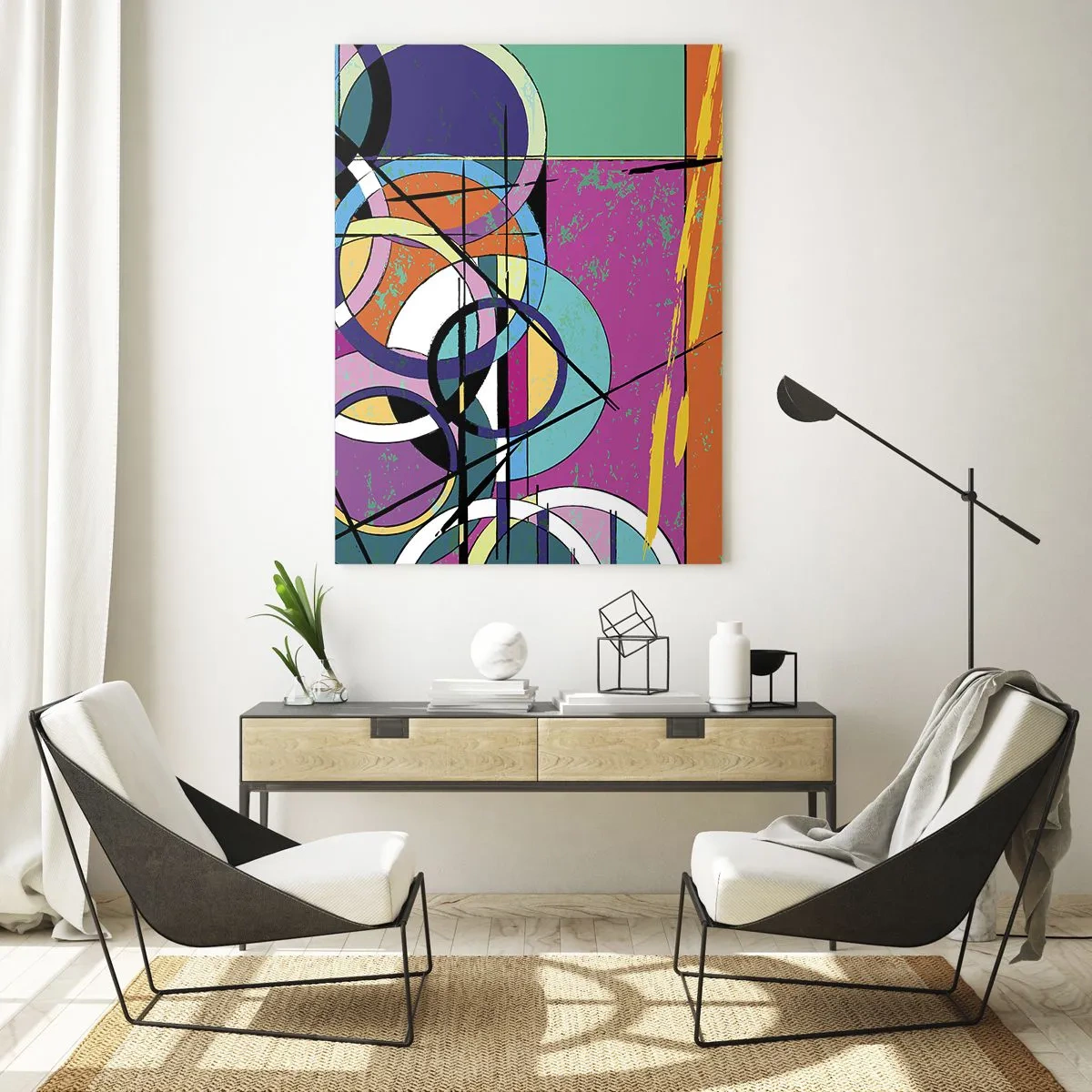 Üveg kép - Kerékről kerékre - 70x100 cm
