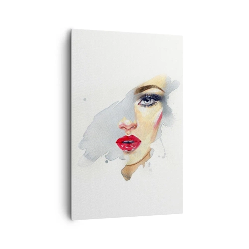 Vászonkép - Egy vízcsepp tükörkép - 80x120 cm