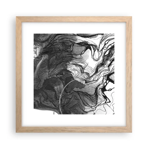 Poszter világos tölgy keretben - Álmokba gabalyodva - 30x30 cm